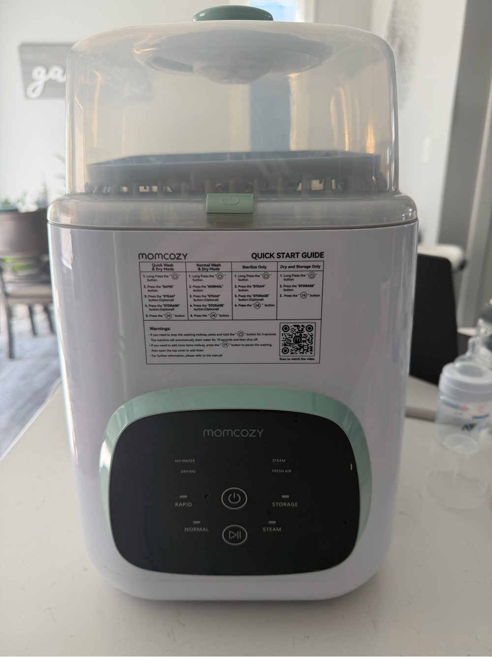 Momcozy kleanpal bottle washer & sterilizer